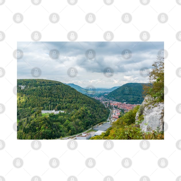 Bad Urach, view from the Grafensteige hill by mbangert