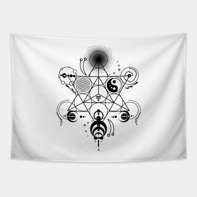 Sacred Geometry - Crop Circles - Manafold Art Tapestry by Manafold