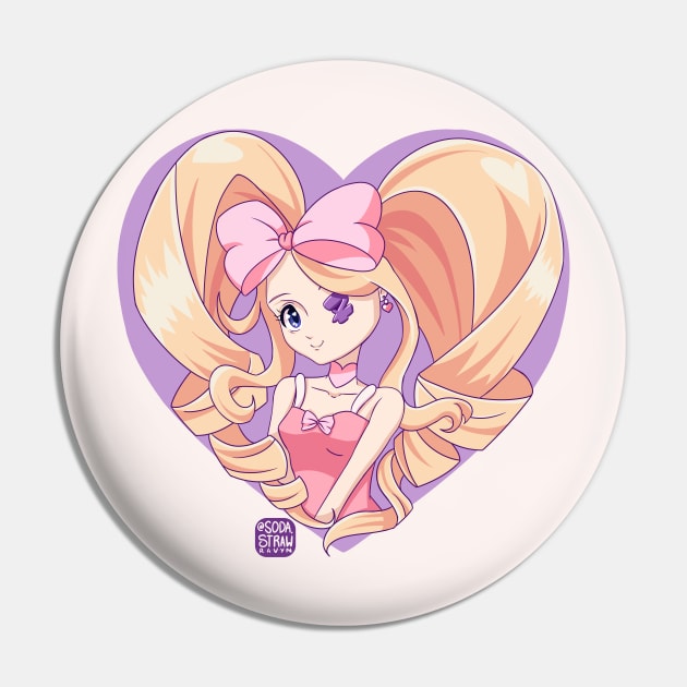 Nui Harmime heart Pin by sodastraw