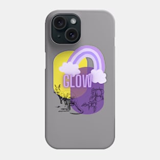 Kangaroo fun glow Design Phone Case