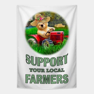 Support Your Local Farmers Tapestry