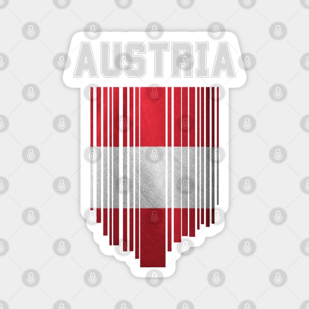 Austria flag, austrian flag Magnet by eka123