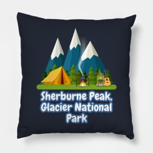 Sherburne Peak, Glacier National Park Pillow