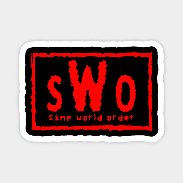 Simp World Order Magnet by michaelporter98