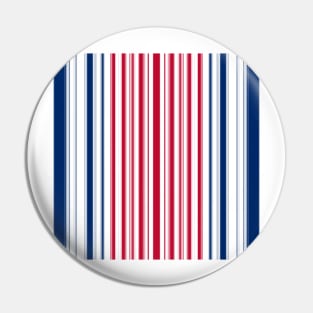 4 th of July , Stripe Pin