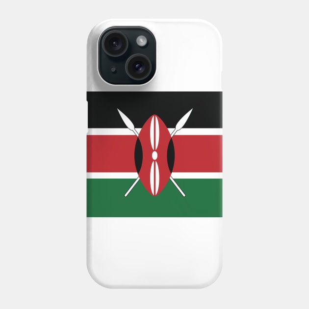 Kenya Phone Case by Wickedcartoons