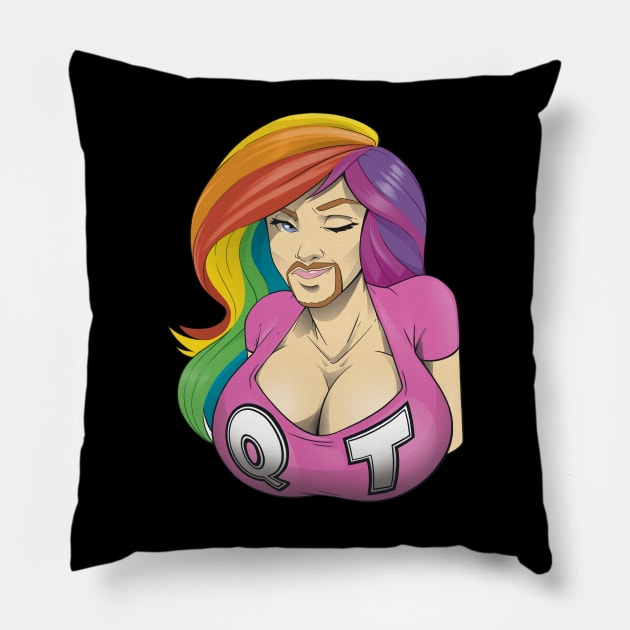 Danielle Pride Pillow by ElementalQT