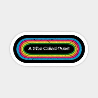 atcq ll rainbow retro Magnet