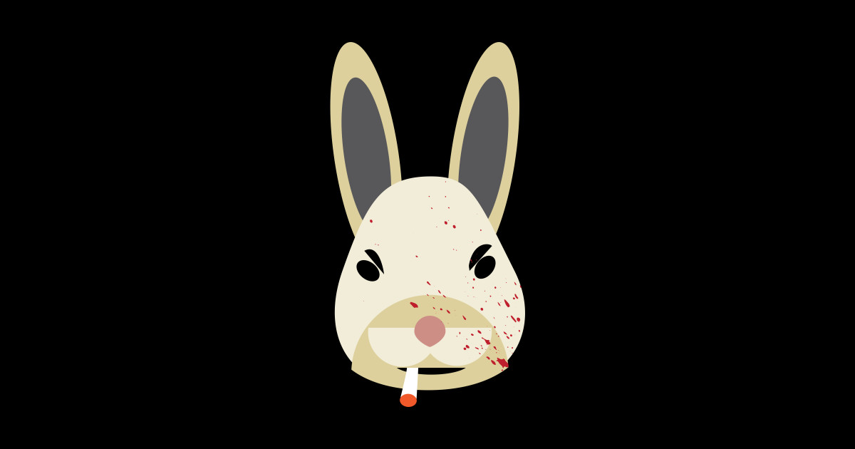 Erik the Rabbit - Animal - Sticker | TeePublic