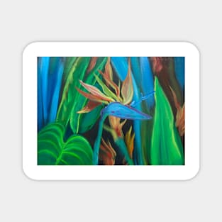 Tropical Bird of Paradise Magnet