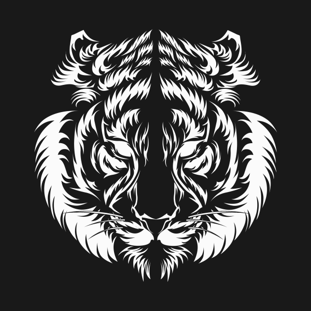 White tiger Shirt by mckirbz