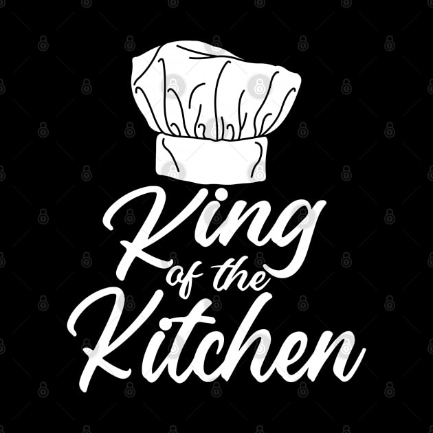 King Of The Kitchen - Cooking Chef, Funny Cooking Lovers Gift For Men by Art Like Wow Designs