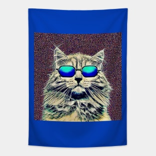 Gotta Wear Shades Cat Tapestry