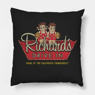Richard's Drive-In 1949 Pillow