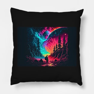 There Are Colorful Dangers On Other Planets Pillow