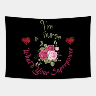 nurse life women's shirt Tapestry