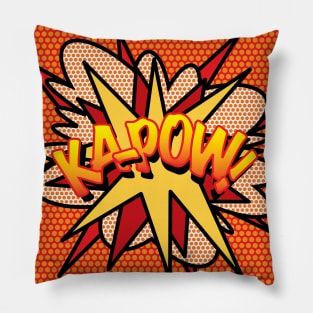 Comic Book Pop Art KAPOW Pillow