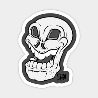 The Laughing Skull Magnet