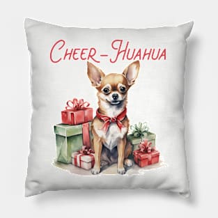 Chihuahua Christmas Shirt Pillow