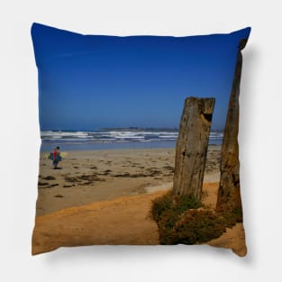 An Australian Surfing Beach Pillow