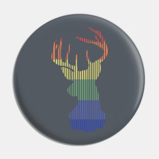 Vintage Deer Logo Pin