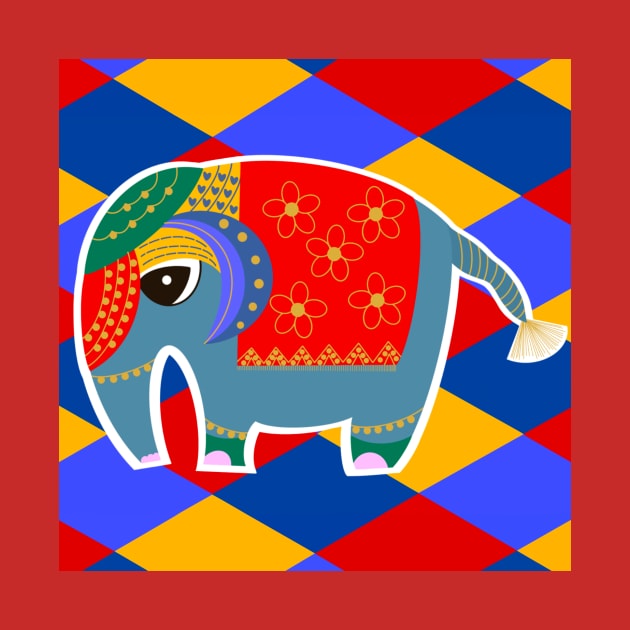 Colorful Elephant by EV Visuals