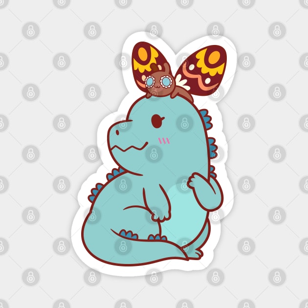 Kaiju Kawaii Magnet by kudasai