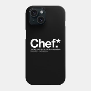 Chef Definition Phone Case