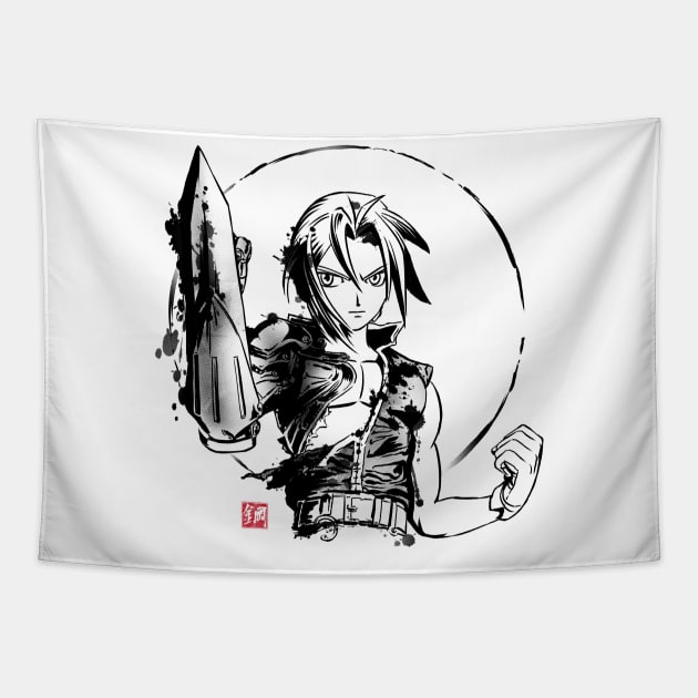 Ink metal Ed Tapestry by ddjvigo