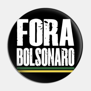 Fora Bolsonaro, Camiseta, Bozo, Golpista, Genocida Pin