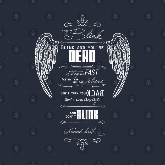 Don't Blink by MareveDesign