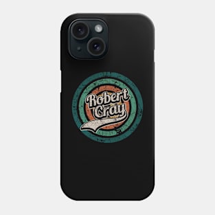 Robert Cray // Retro Circle Crack Vintage Phone Case