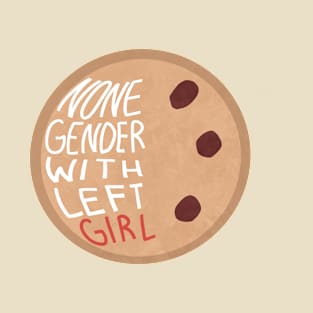 None gender with left girl T-Shirt