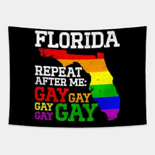 Miami LGBTQ Pride Parade Florida Repeat After Me Gay Gay Tapestry