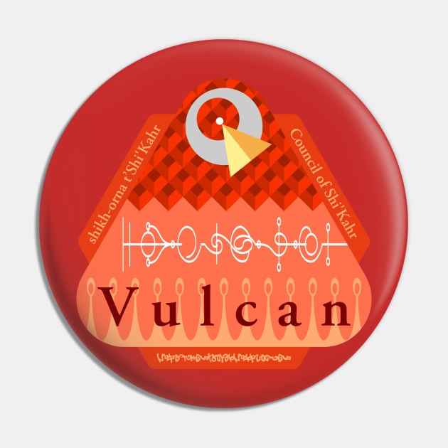 Vulcan Pin by tuditees