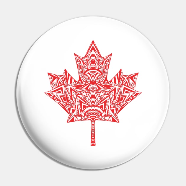 Canada Leaf Pin by HayleyLaurenDesign