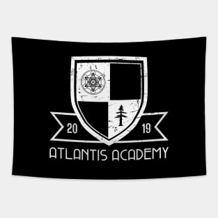 Atlantis Academy School Logo Tapestry