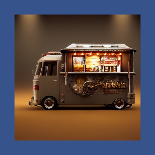 Steampunk Tokyo Ramen Food Truck by Grassroots Green