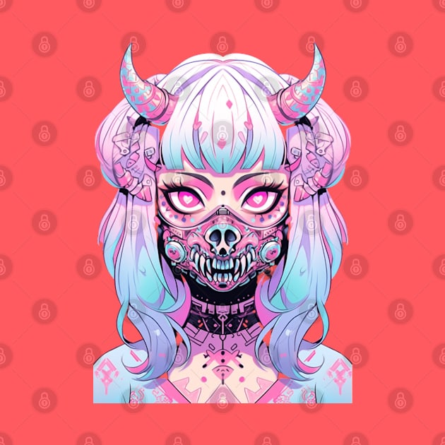 Pastel Goth Kawaii Demon Gril by DarkSideRunners