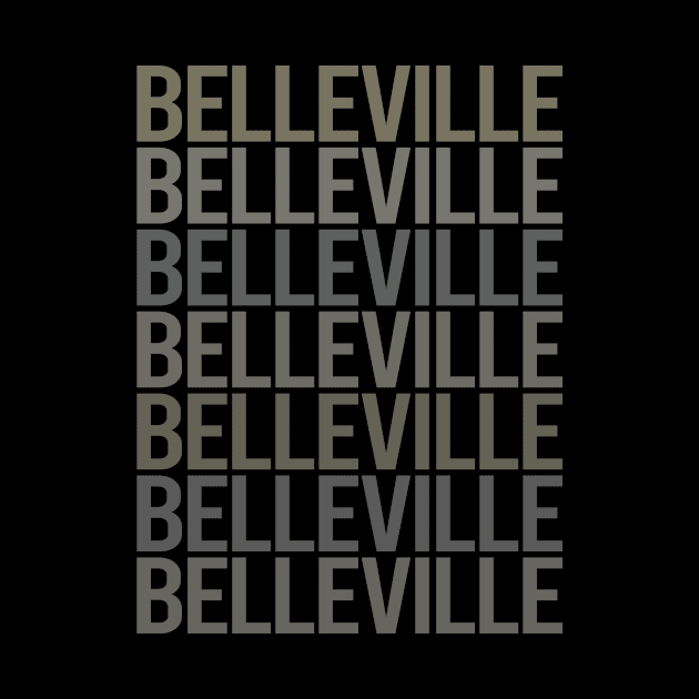 Gray Text Art Belleville by flaskoverhand