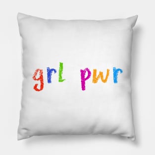 grl pwr Pillow