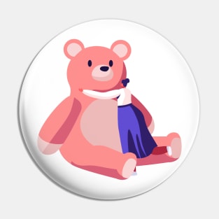 Cute and Funny Teddy Bear Lover Pin