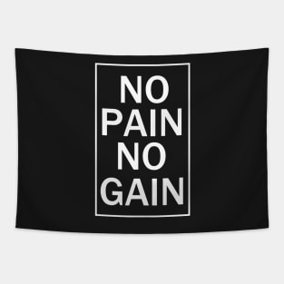 No pain no gain funny gym design Tapestry