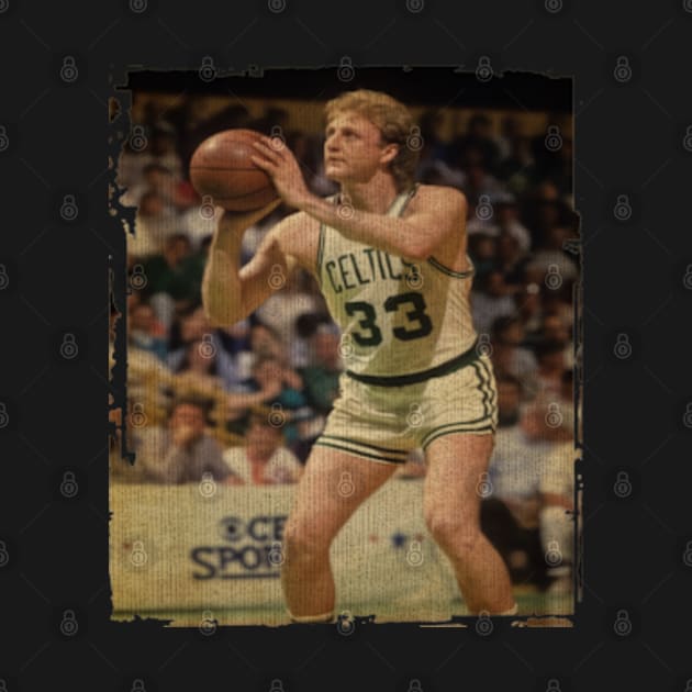 Larry Bird Celtics Vintage by CAH BLUSUKAN