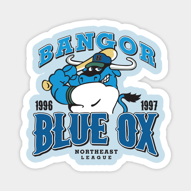 Bangor Blue Ox Magnet by MindsparkCreative