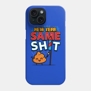 Lunar New Year 2024 Funny Cute Kawaii Poop Original Cartoon Meme Phone Case