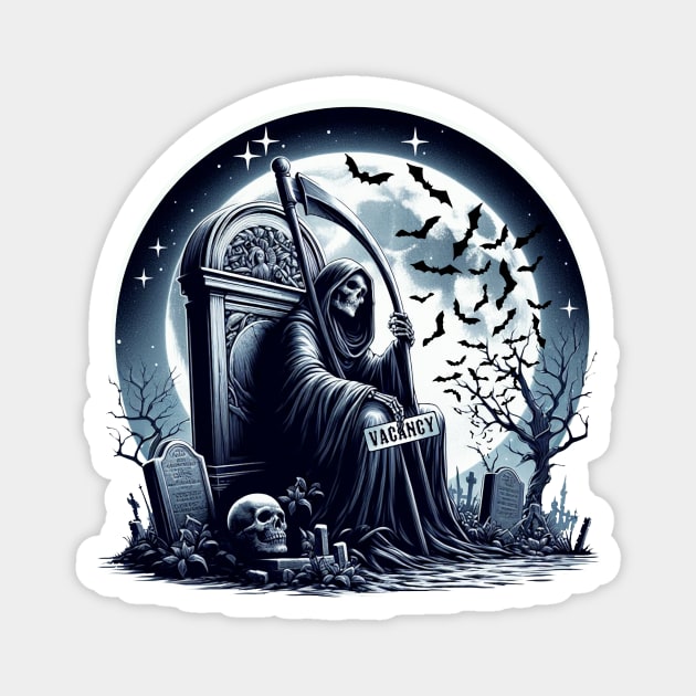 Grim Reaper - Vacancy Magnet by Artizan