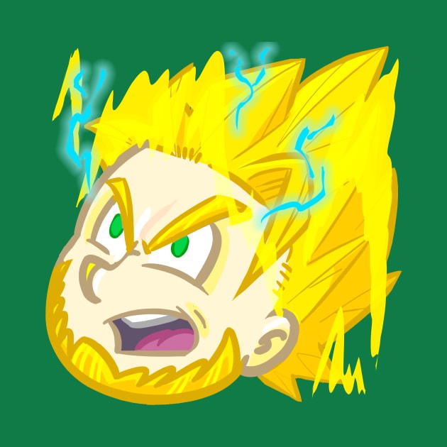 Super Saiyan Scruffy by LoudmouthGaming