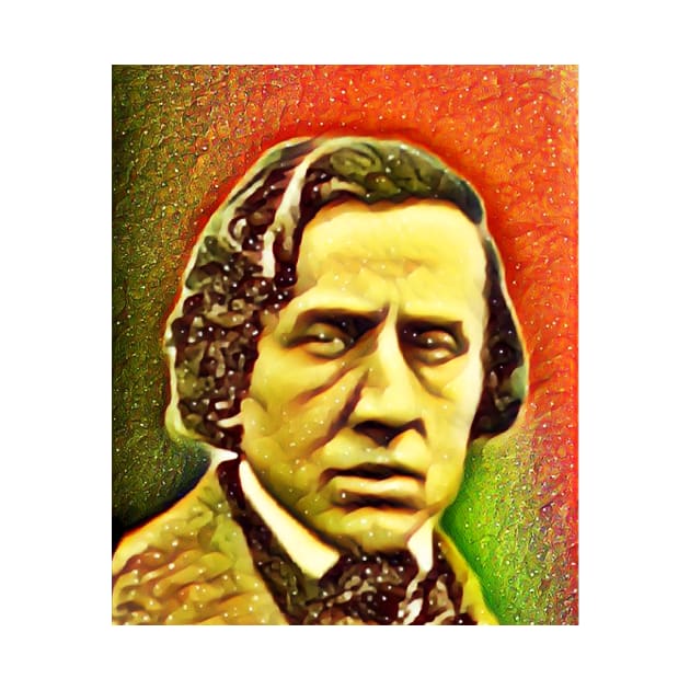 Frédéric Chopin Snow Portrait | Frédéric Chopin Artwork 15 by JustLit