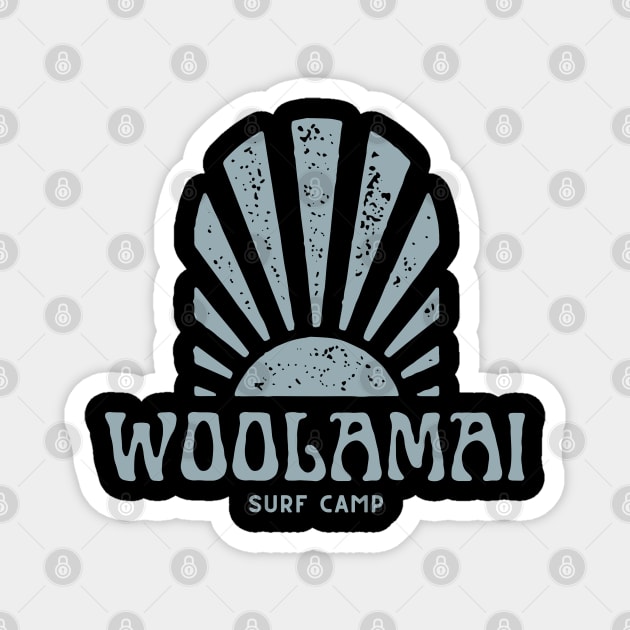 Woolamai Beach Surf Camp Magnet by Timeless Chaos